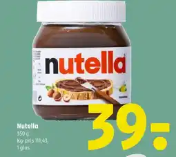 Coop 365 Nutella tilbud