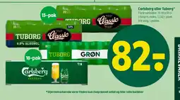 Coop 365 Carlsberg eller Tuborg tilbud