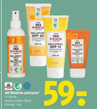 365 Minirisk solcreme*