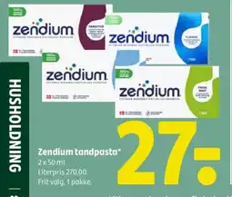Coop 365 Zendium tandpasta tilbud