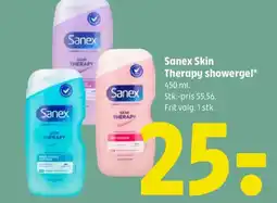 Coop 365 Sanex Skin Therapy showergel tilbud