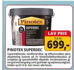 Farveland Pinotex superdec tilbud