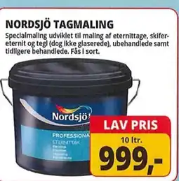 Farveland Nordsjö tagmaling tilbud