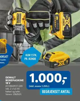 Davidsen Dewalt boremaskine tilbud