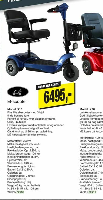 Harald Nyborg El-scooter tilbud