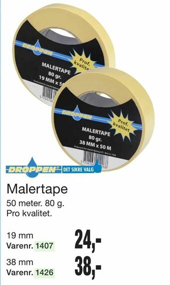 Harald Nyborg Malertape tilbud