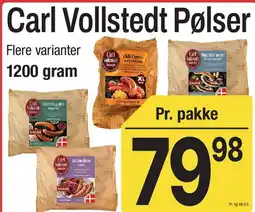 ABC Lavpris Carl Vollstedt Pølser tilbud