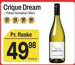 ABC Lavpris Crique Dream (Sauvignon Blanc) tilbud