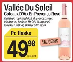 ABC Lavpris Vallée Du Soleil (Coteaux D'Aix En Provence Rosé) tilbud