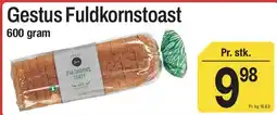 ABC Lavpris Gestus Fuldkornstoast tilbud