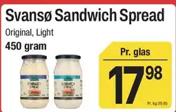 ABC Lavpris Svansø Sandwich Spread tilbud
