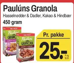 ABC Lavpris Paulúns Granola tilbud