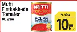 ABC Lavpris Mutti Finthakkede Tomater tilbud