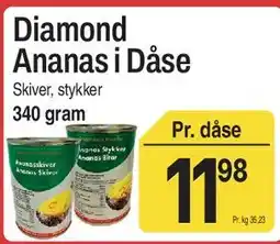 ABC Lavpris Diamond Ananas i Dåse tilbud