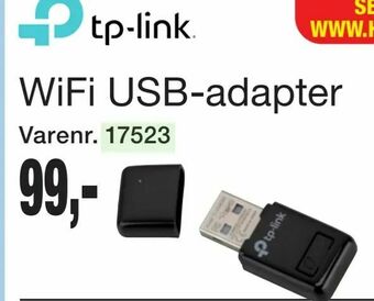 Harald Nyborg WiFi USB-adapter tilbud