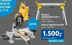 Davidsen DEWALT Geringssav 230 v , DEWALT arbejdsstation tilbud