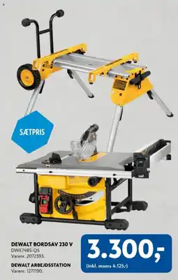 Davidsen DEWALT Bordsav 230 v , DEWALT arbejdsstation tilbud