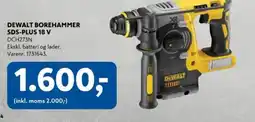 Davidsen DEWALT Borehammer sds-plus 18 v tilbud