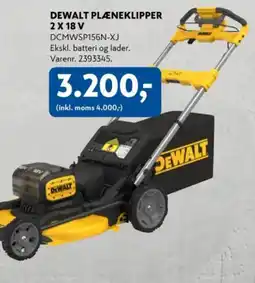 Davidsen DEWALT Plæneklipper 2 x 18 v tilbud