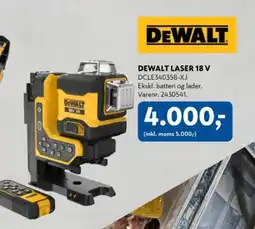Davidsen DEWALT Laser 18 v tilbud