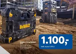 Davidsen DEWALT Tstak radio 18 v tilbud