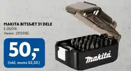 Davidsen Makita Bitssæt 31 dele tilbud
