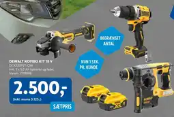 Davidsen DEWALT Kombo kit 18 v tilbud