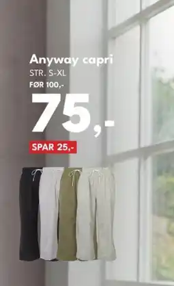 Dansk Outlet Anyway capri tilbud