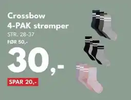 Dansk Outlet Crossbow 4-PAK strømper tilbud