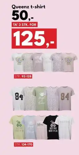 Dansk Outlet Queenz t-shirt tilbud