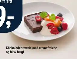 Føtex Chokoladebrownie med cremefraiche tilbud
