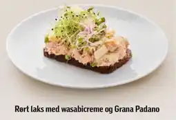 Føtex Rort laks med wasabicreme og Grana Padano tilbud