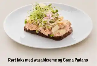 Føtex Rort laks med wasabicreme og Grana Padano tilbud