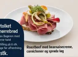 Føtex Roastbeef med bearnaisecreme, cornichoner og sprøde løg tilbud