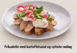 Føtex Frikadelle med kartoffelsalat og syltede rødløg tilbud