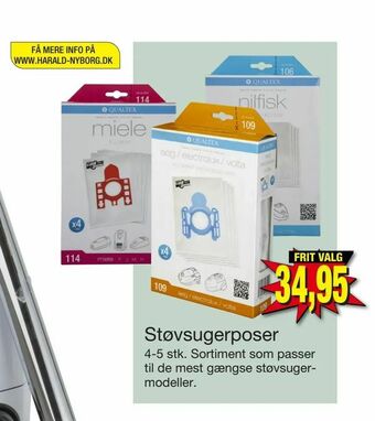 Harald Nyborg Støvsugerposer tilbud