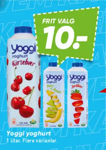 Yoggi yoghurt