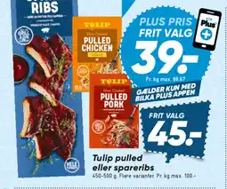 Bilka Tulip pulled eller spareribs tilbud
