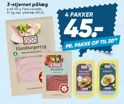 Bilka 3-stjernet pålæg tilbud
