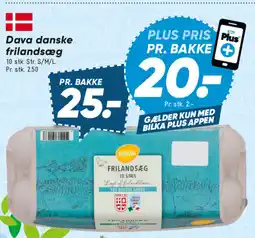 Bilka Dava danske frilandsæg tilbud