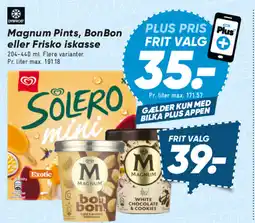 Bilka Magnum Pints, Bon Bon eller Frisko iskasse tilbud