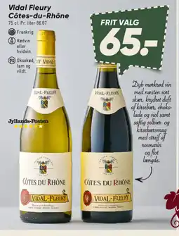 Bilka Vidal Fleury Côtes-du-Rhône tilbud