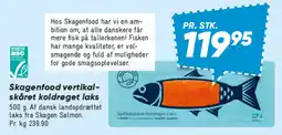 Bilka Skagenfood vertikal- skåret koldrøget laks tilbud