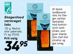 Bilka Skagenfood varmrøget laks tilbud