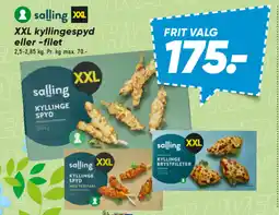 Bilka XXL kyllingespyd eller-filet tilbud