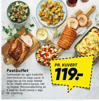 Bilka Festbuffet tilbud