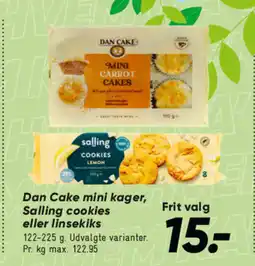 Bilka Dan Cake mini kager, Salling cookies eller linsekiks tilbud