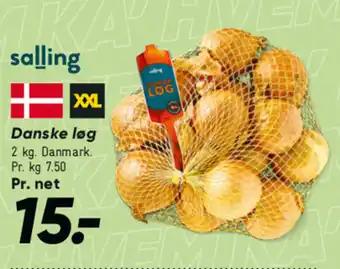 Bilka Danske løg tilbud