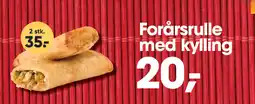 Bilka Forårsrulle med kylling tilbud