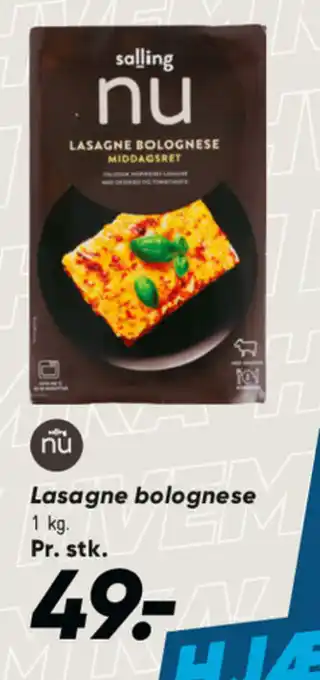 Bilka Salling Lasagne bolognese tilbud